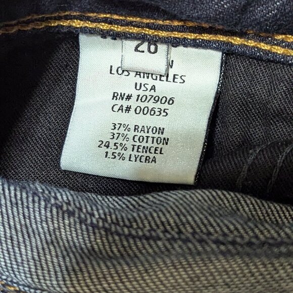 Hudson beth baby boot cut jeans low rise size 26 flap pockets - Picture 6 of 8